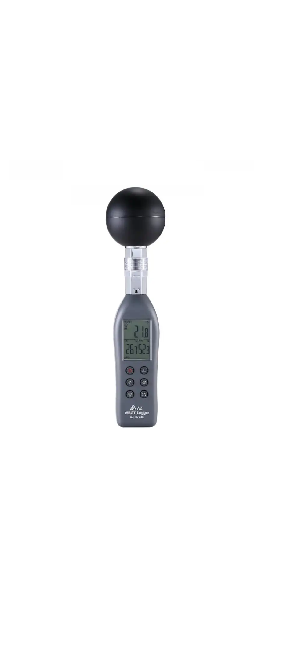 AZ87786 Handheld WBGT Data Logger Wet Bulb Globe Temperature Meter