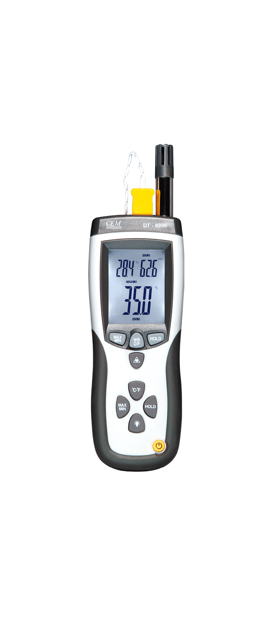CEM DT-8896 Psychrometer With InfraRed Thermometer