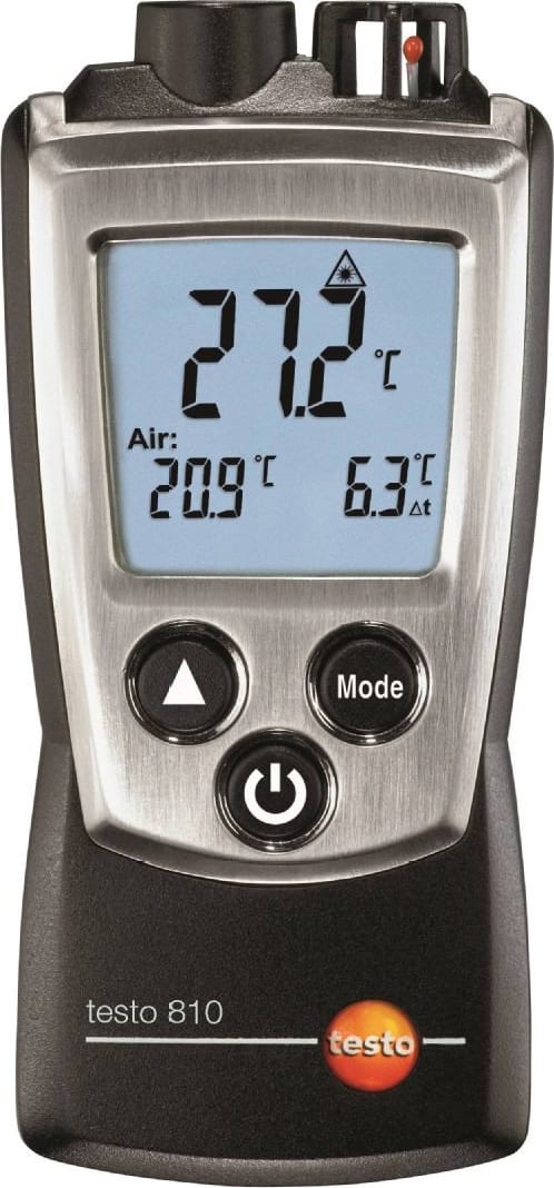 Testo 810 - Infrared Temperature Meter, Two Channel