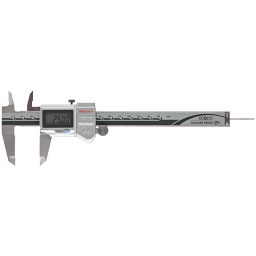 Mitutoyo 500-719-20 ABSOLUTE Coolant Proof Digimatic Caliper with Data Port and Ø1.9mm Depth Bar, 0 to 150mm