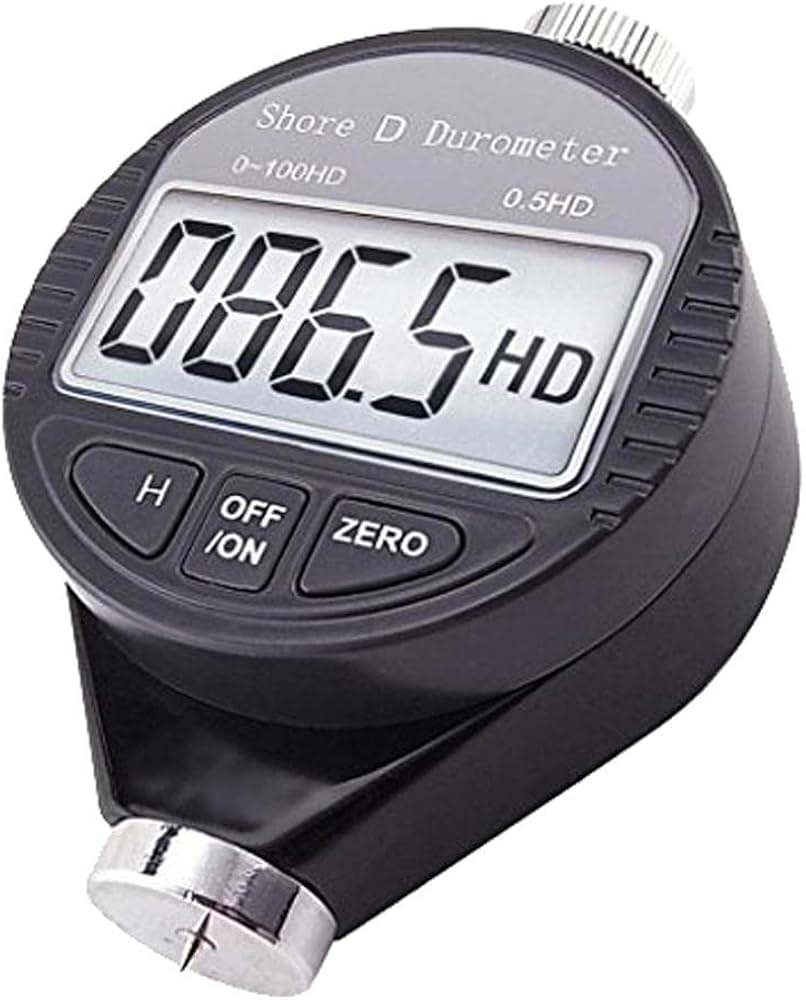 Shore D Hardness Tester Range: 0-100HD Resolution: 0.5HD Accuracy: no more than ±1%