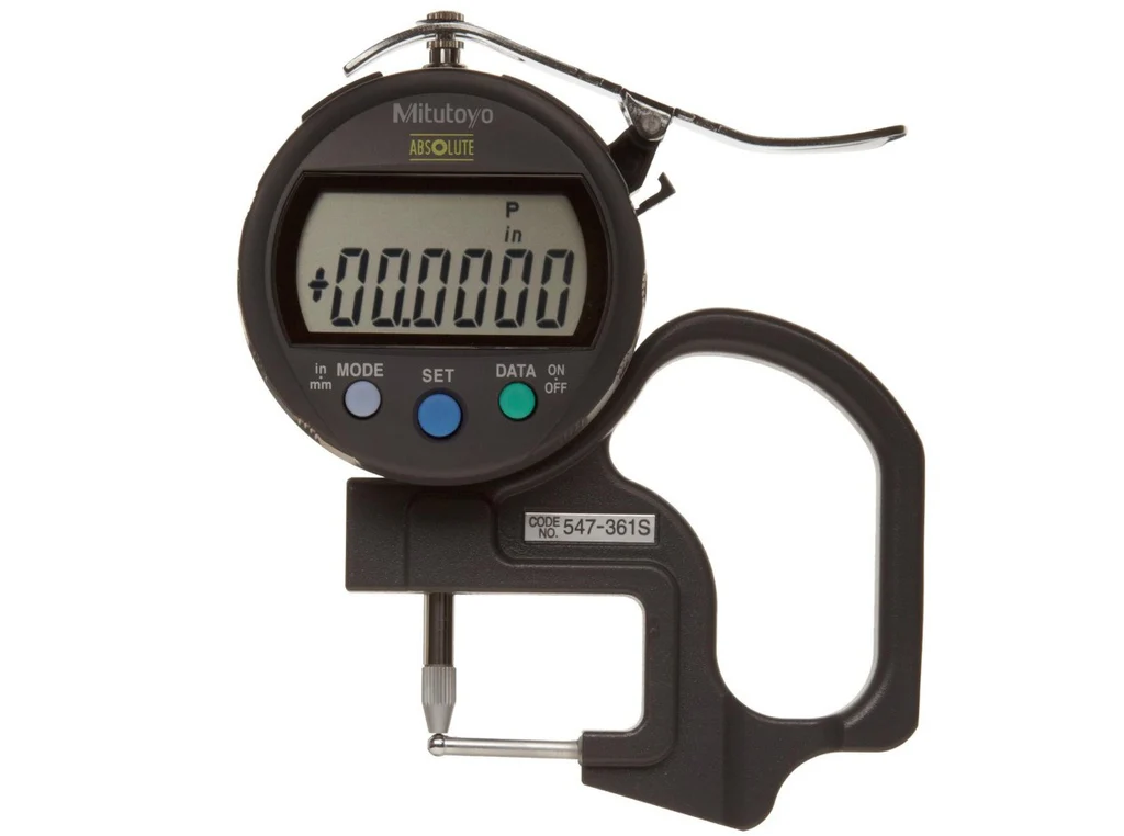 Mitutoyo 547-361A Tube Thickness Gauge, 0 to 0.47"