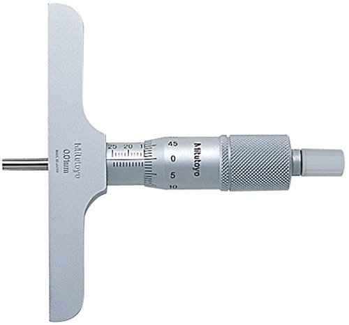 Mitutoyo 128-106 128 Series Depth Micrometer, 0 to 1"