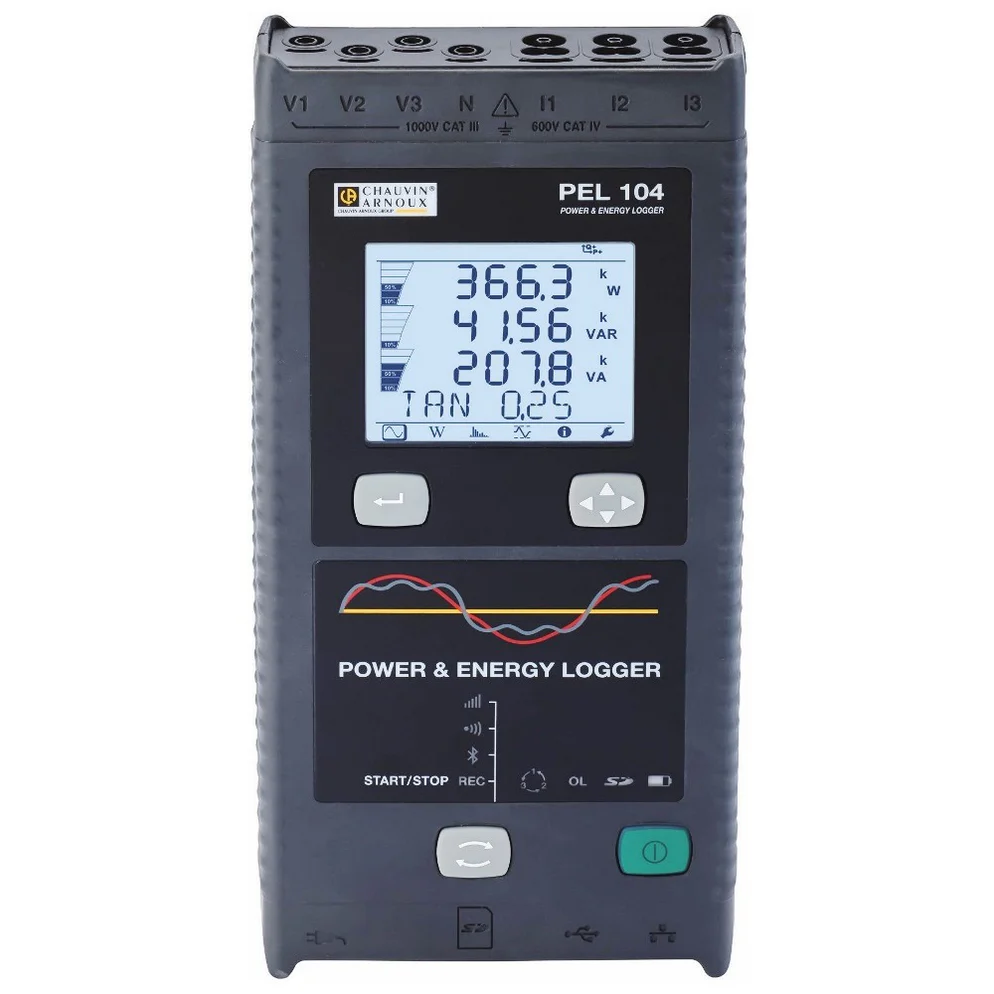 Chauvin Arnoux PEL104 Power & Energy Logger