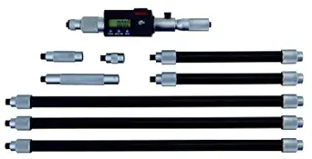 Mitutoyo 339-302 Series 339 Extension Pipe Digimatic Tubular Inside Micrometer, 200 to 2000 mm