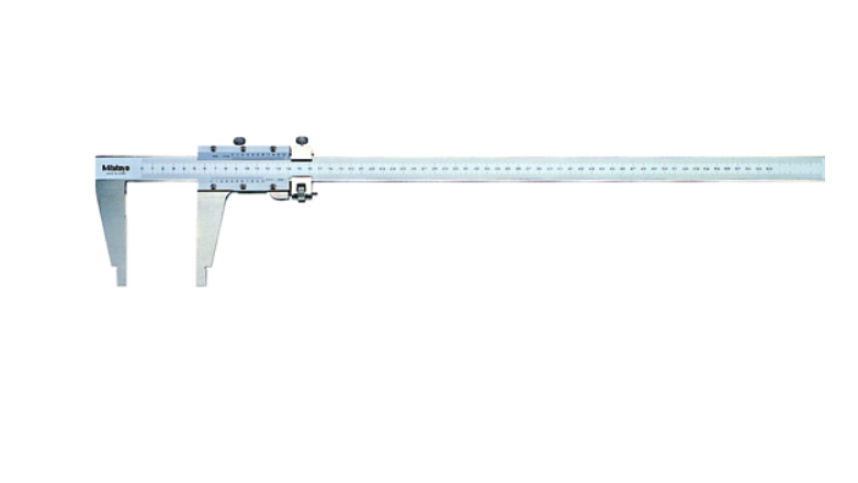 Mitutoyo 160-124 Vernier Caliper with nib style jaw, 0 to 12"