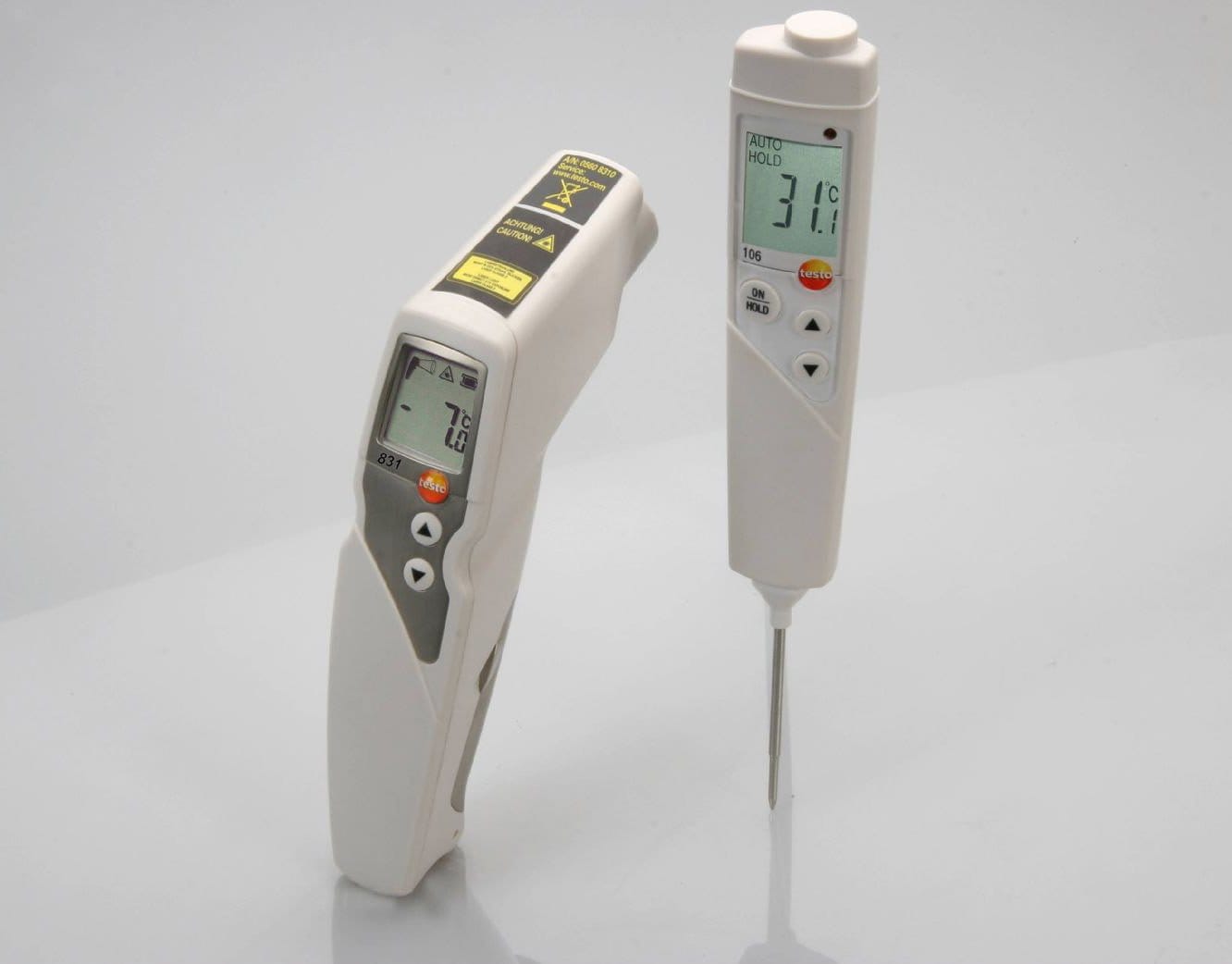 Testo 0563 8315 - Kit with 831 Infrared Thermometer and 106 Penetration Thermometer