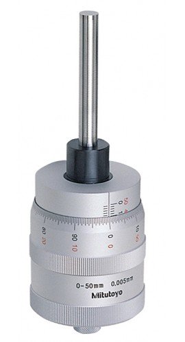 itutoyo 197-101 Series 197 Non-Rotating Spindle/Large Thimble Micrometer Head, 0 to 50 mm