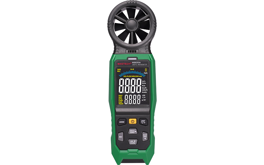 Mastech MS6253A Digital Anemometer
