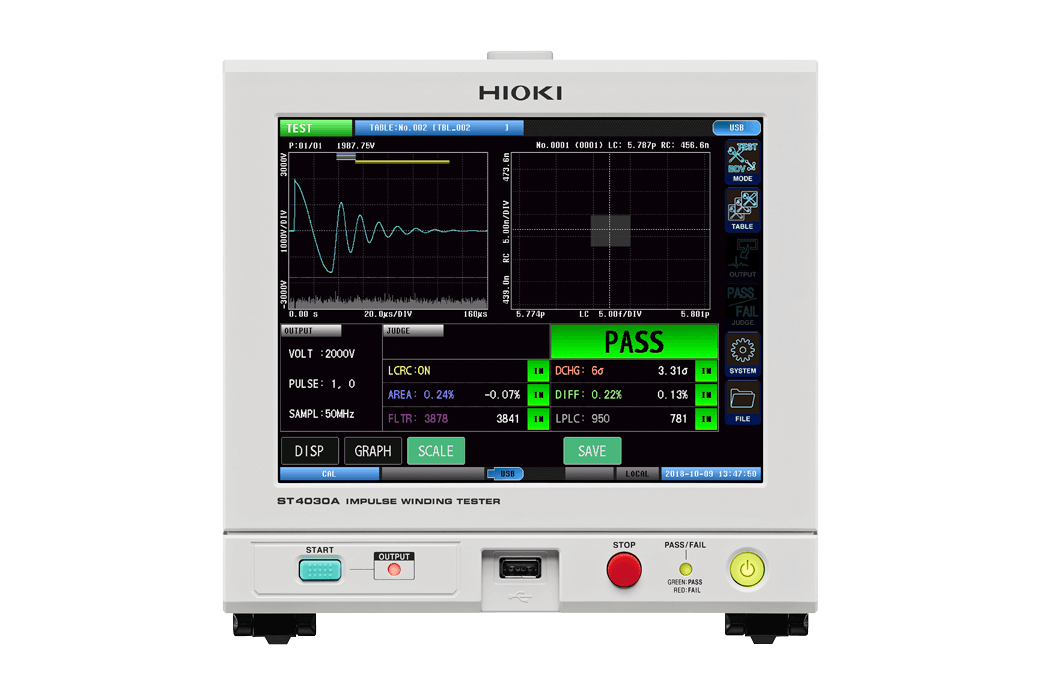 Hioki ST4030A Impulse Winding Tester, 100 V to 4200 V