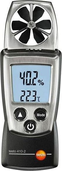 Testo 410-2 Vane Anemometer with Humidity Measurement