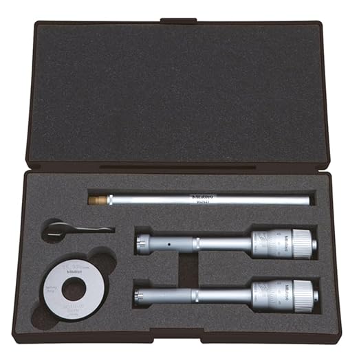 Mitutoyo 368-991 Holtest Micrometer Set, type II, 12 to 20 mm