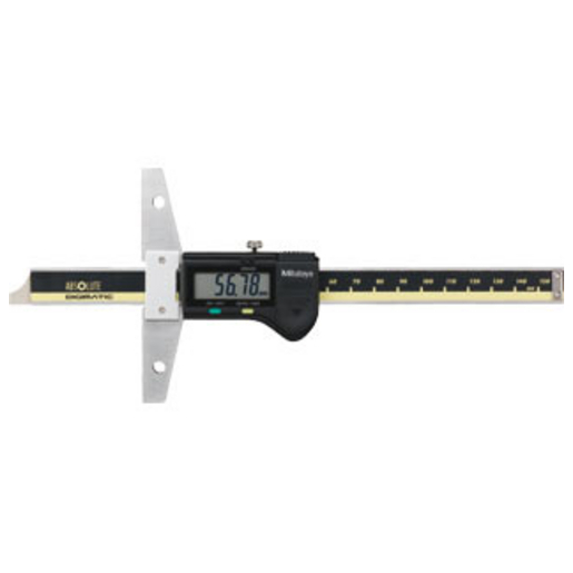 Mitutoyo 571-202-30 Digital ABS AOS Depth Gauge, 0 to 200 mm