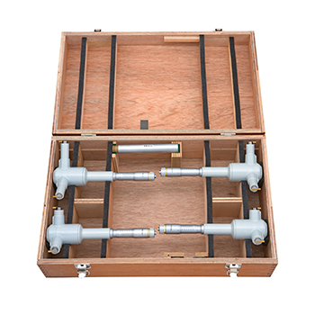 Mitutoyo 368-915 Holtest Micrometer Set, 3-point, 100 to 200 mm