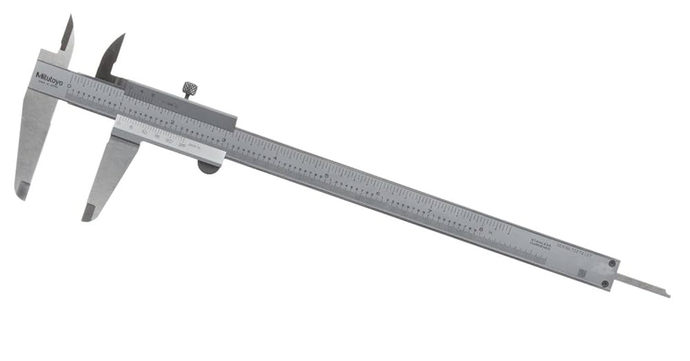 Mitutoyo 530-116 Vernier Scale Caliper, 0 to 8", imperial