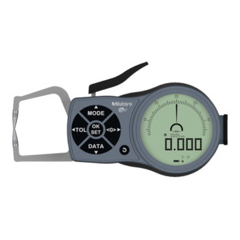 Mitutoyo 209-930 Series 209 Digimatic External Caliper Gauge, 0 to 0.39", SAE/Metric