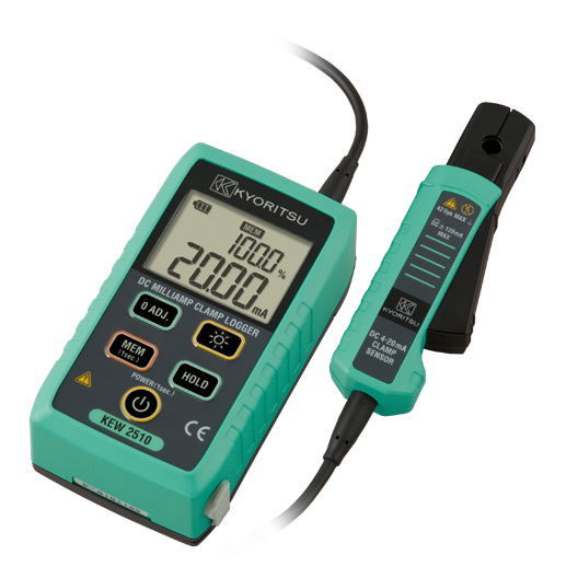 Kyoritsu KEW2510 DC Milliamp Clamp Logger, Bluetooth