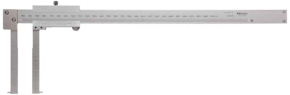 Mitutoyo 536-148 Metric Vernier Point Jaw Inside Caliper, 70 to 450 mm