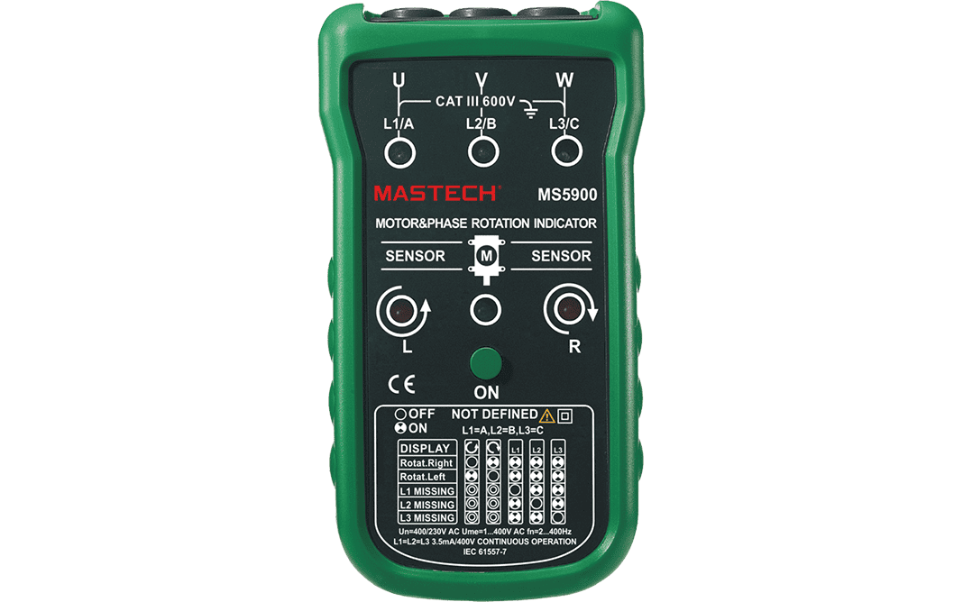 Mastech MS5900 Phase Rotation Indicator