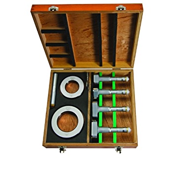 Mitutoyo 368-914 Holtest Micrometer Set, 3-point, 50-100mm
