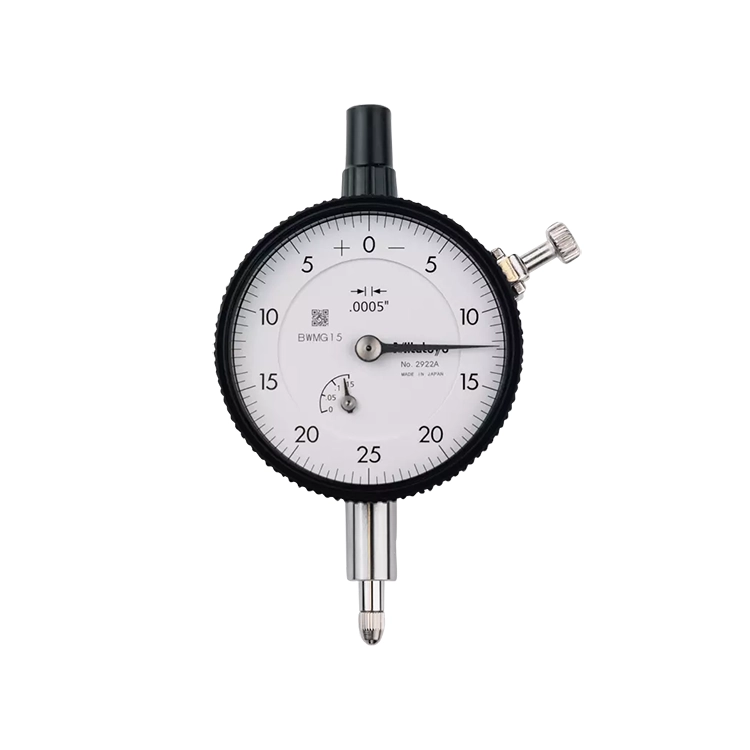 Mitutoyo 2922AB Series 2 Standard Flat-Back Dial Indicator, 0.125", SAE