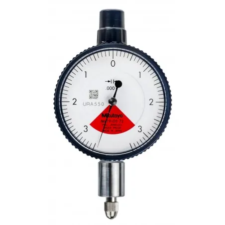 Mitutoyo 1910AB-72 Series 1 Compact One Revolution Dial Indicator, 0 to 0.006", SAE