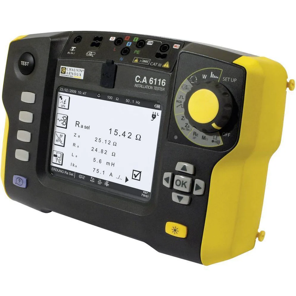 Chauvin Arnoux CA6116N Multifunction Installation Tester