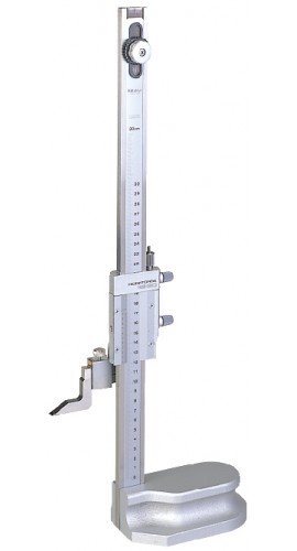 Mitutoyo 514-103 Standard Vernier Height Gauge with Adjustable Main Scale, 0 to 12", SAE/Metric