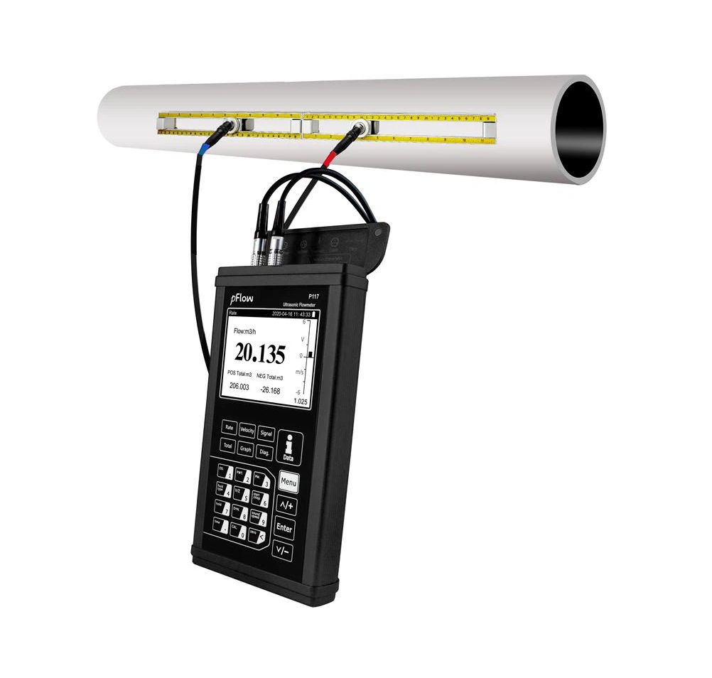 PFlow P117 Handheld Ultrasonic Flow Meter