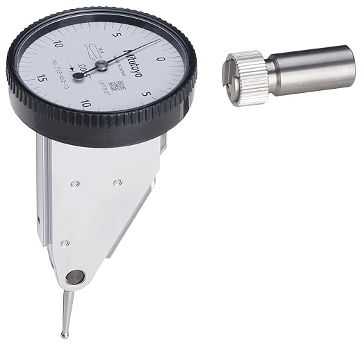 Mitutoyo 513-452-10E Vertical Dial Test Indicator, Basic Set, 0.03" Range