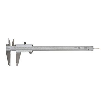 Mitutoyo 530-123 High Accuracy Standard Vernier Calipers, 0 to 200 mm, Metric