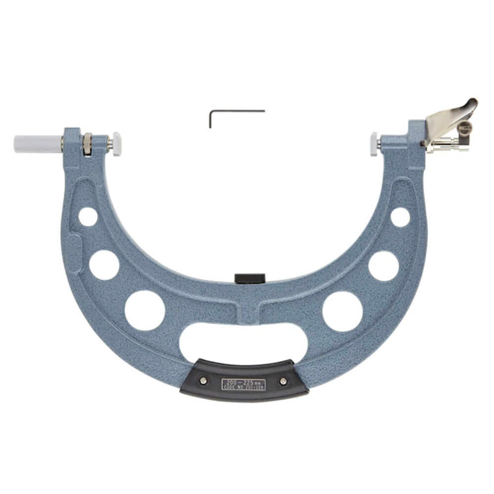 Mitutoyo 201-109 Dial Snap Gauge, 200 to 225 mm