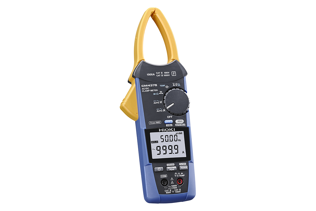 HIOKI CM4375-90 AC/DC Clamp Meter with wireless adapter, 1000 A