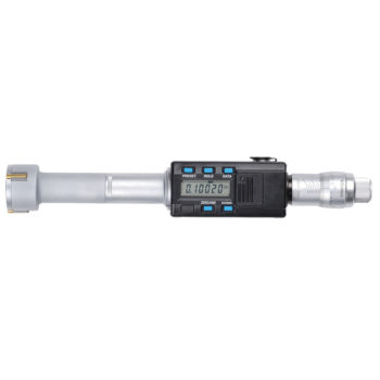 Mitutoyo 468-267 Series 468 Digimatic Holtest 3-Point Internal Micrometer, 1 to 1.2", SAE/Metric