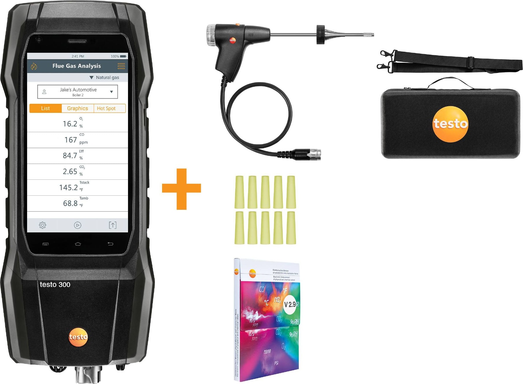 Testo 300 Residential / Commercial Combustion Analyzer