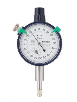 Mitutoyo 1109A-10 Series 1 Compact Small Diameter Dial Indicator, 1 mm, Metric