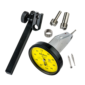 Mitutoyo 513-455-10T Vertical Dial Test Indicator, Full Set, 0.2mm Range