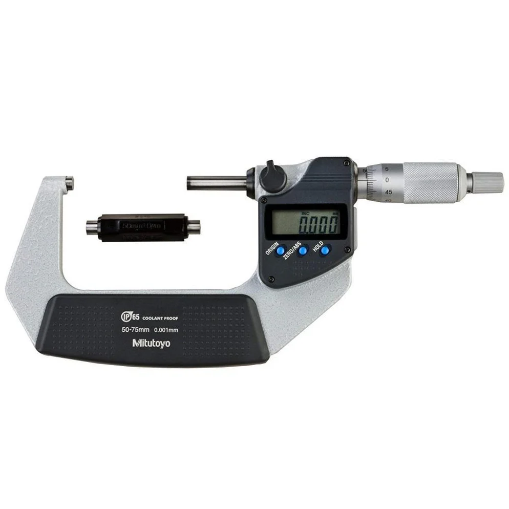 Mitutoyo 293-232-30  Micrometer 50-75mm IP65 Ratchet Stop SPC