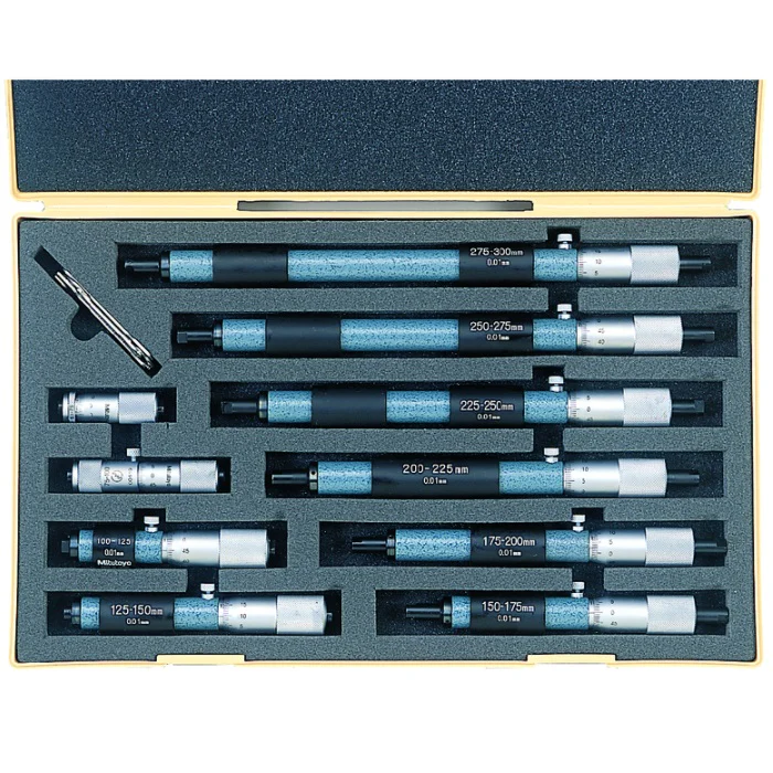 Mitutoyo 133-902 Tubular Inside Micrometer, Range 50-300mm
