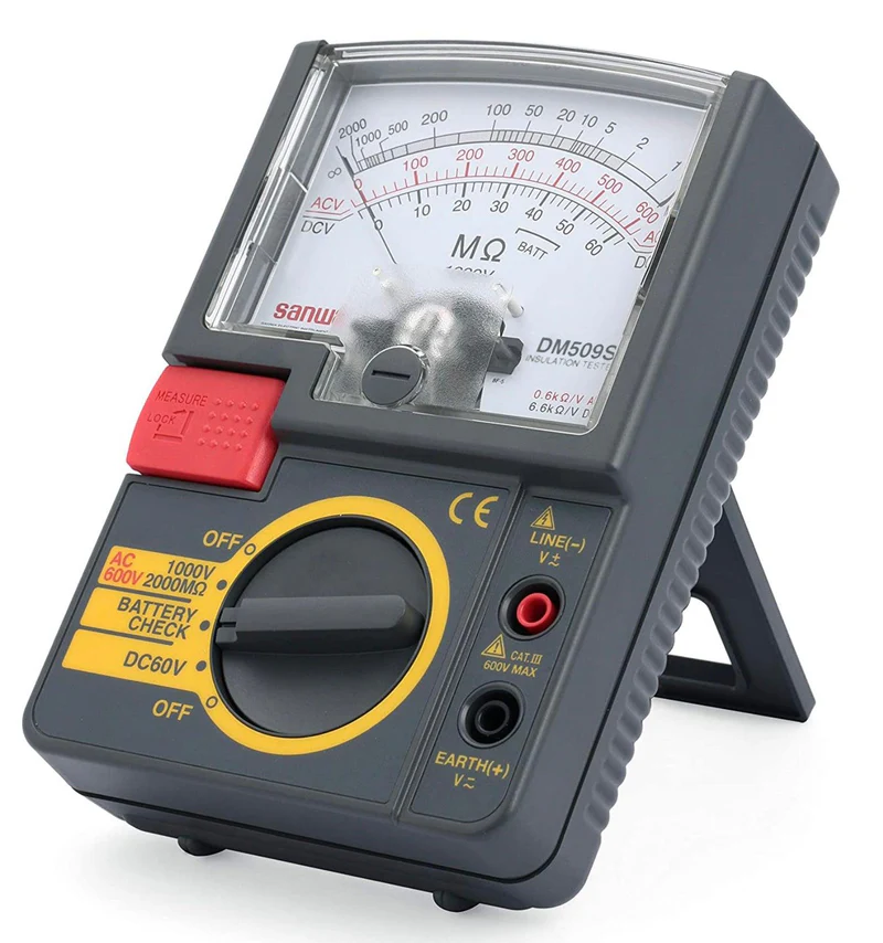 Sanwa DM509S 500V Portable Insulation Resistance Meter