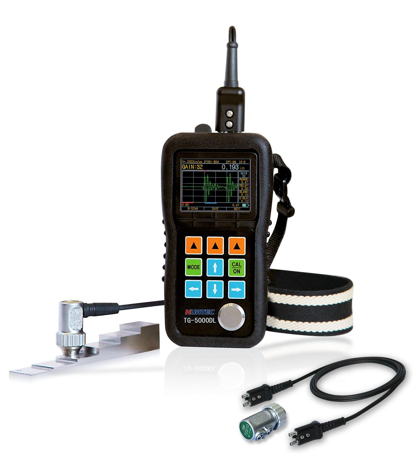 HUATEC TG5000DL Digital Portable Ultrasonic Wall Thickness Gauge