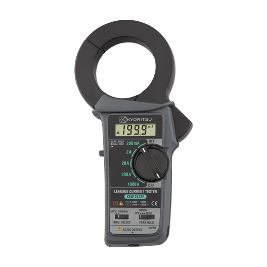 Kyoritsu 2413F Leakage Clamp Meter, 1000A/0.1mA