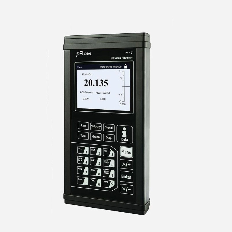 PFlow P117 Handheld Ultrasonic Flow Meter