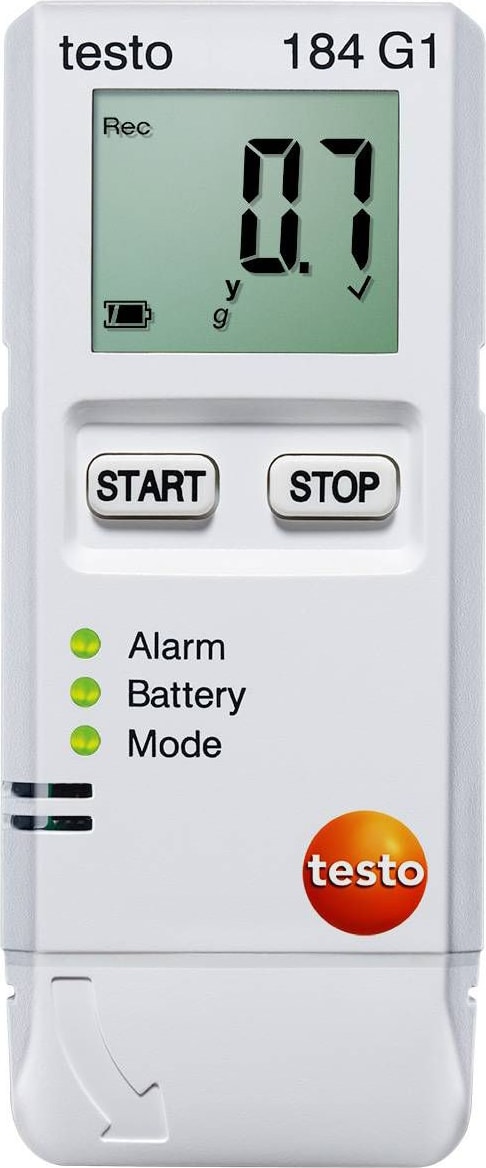 Testo 184 H1 - Temperature and Humidity USB Transport Data Logger with LCD