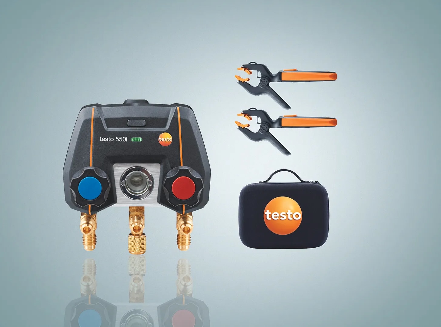 Testo 550i Smart Kit TH - Smart Kit with Two 115i Temperature Probes and Two 605i Thermohygrometer Probes