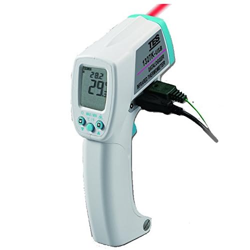 TES-1327K USB Dual-Mode Infrared and K-Type Thermocouple Thermometer
