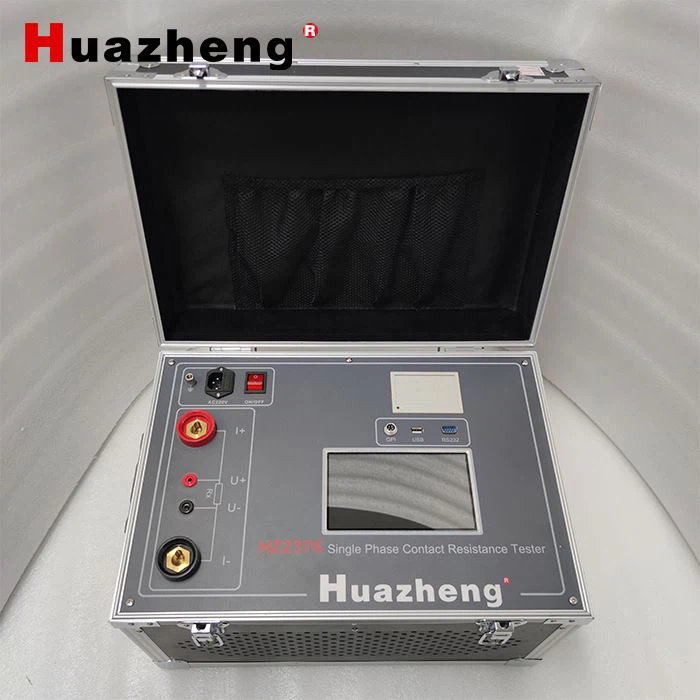 HZ2376 600A DC Contact Resistance Tester Switchgear Loop Resistance Meter