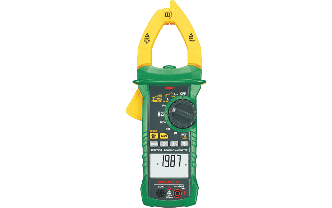 Mastech MS2225A Auto Ranging Single Phase Power Clampmeter
