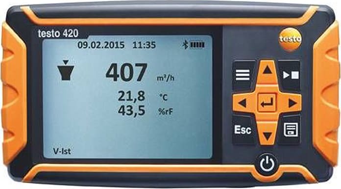 Testo 0560 0420 Differential Pressure Measuring Instrument