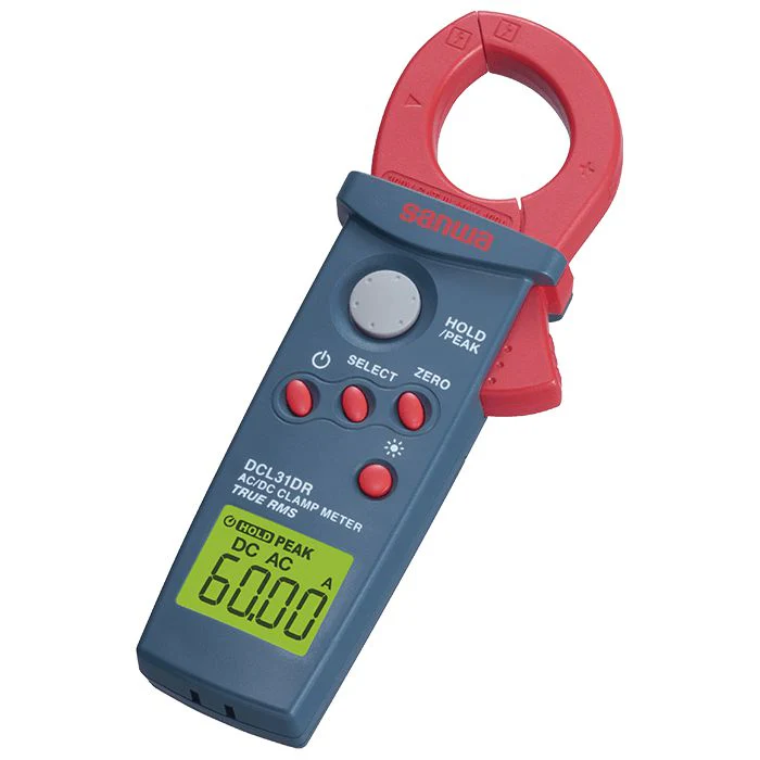 Sanwa DCL31DR Mini AC/DC Clamp Meter with True RMS and Peak Hold
